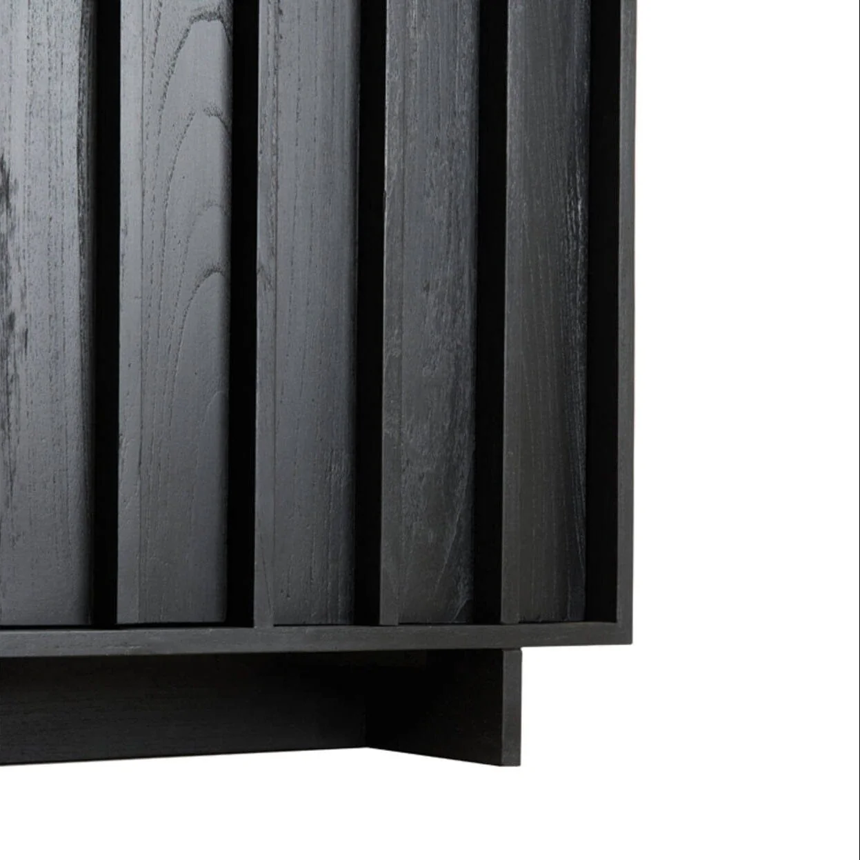 Portia Black Wooden Tall Cabinet - Image 8