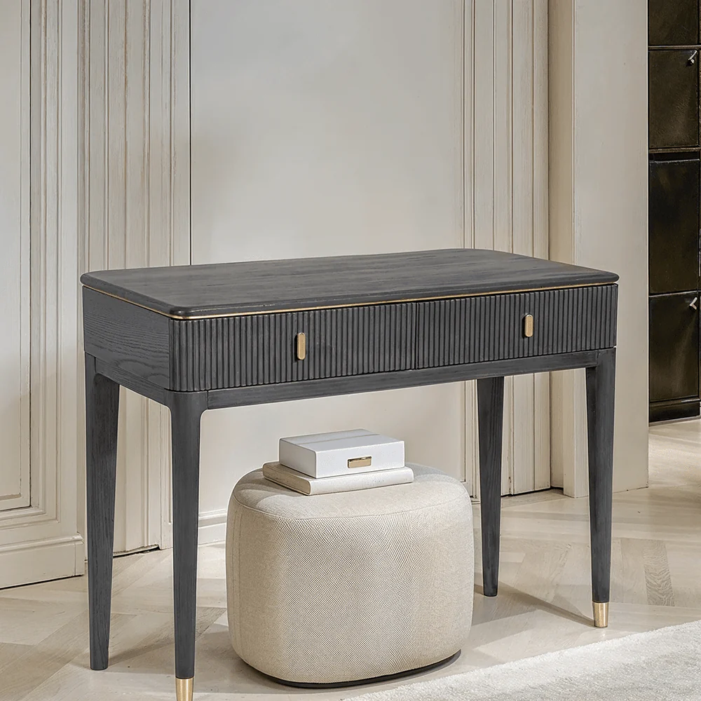Putney Grey & Gold Dressing Table