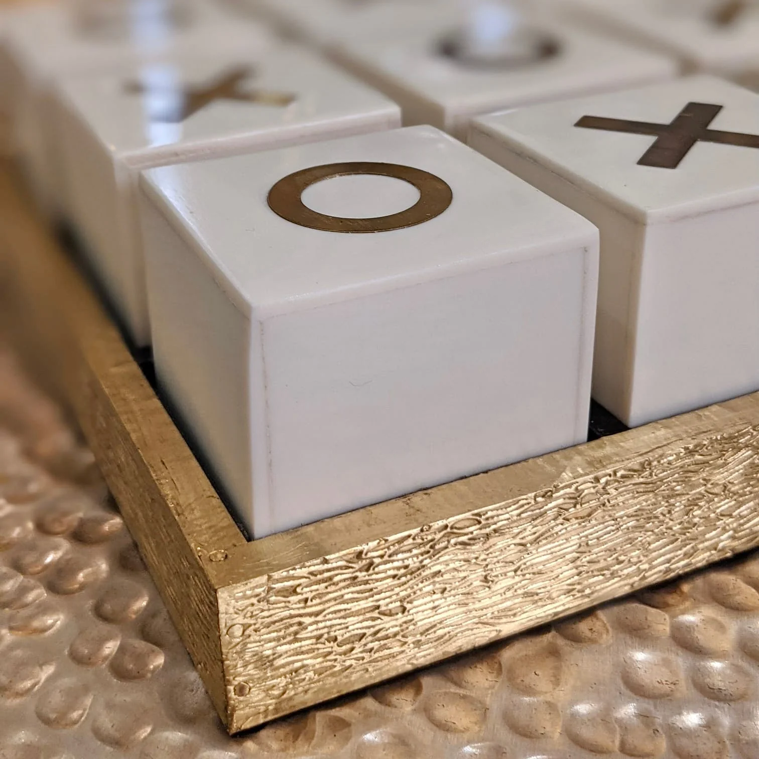 Rae Gold Noughts & Crosses Set - Image 4