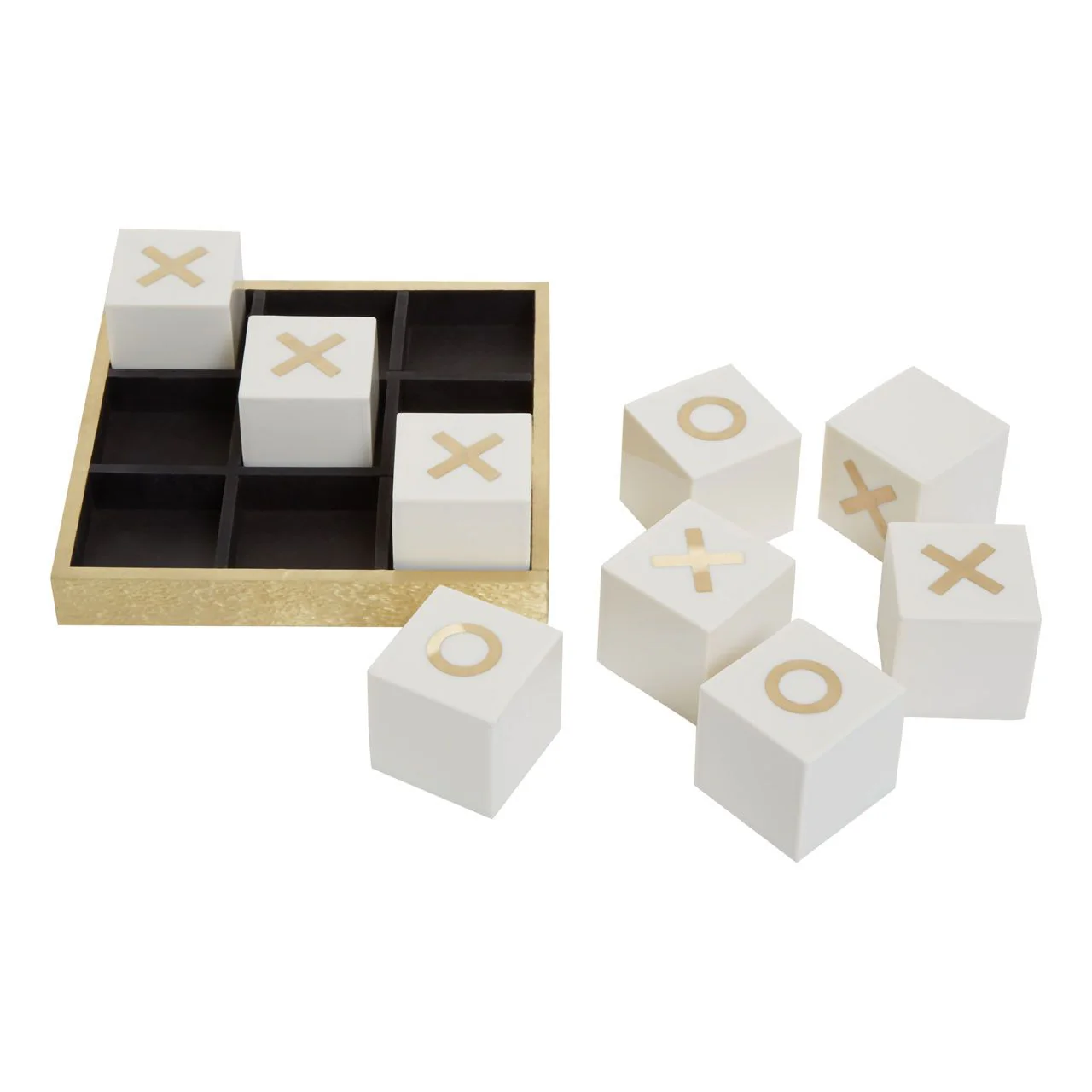 Rae Gold Noughts & Crosses Set - Image 6