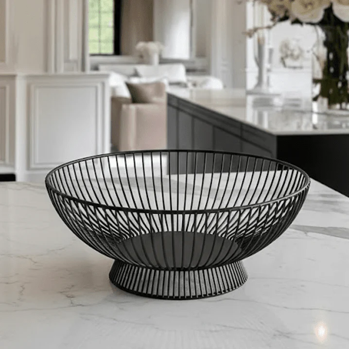 Rosi Black Wire Decorative Bowl