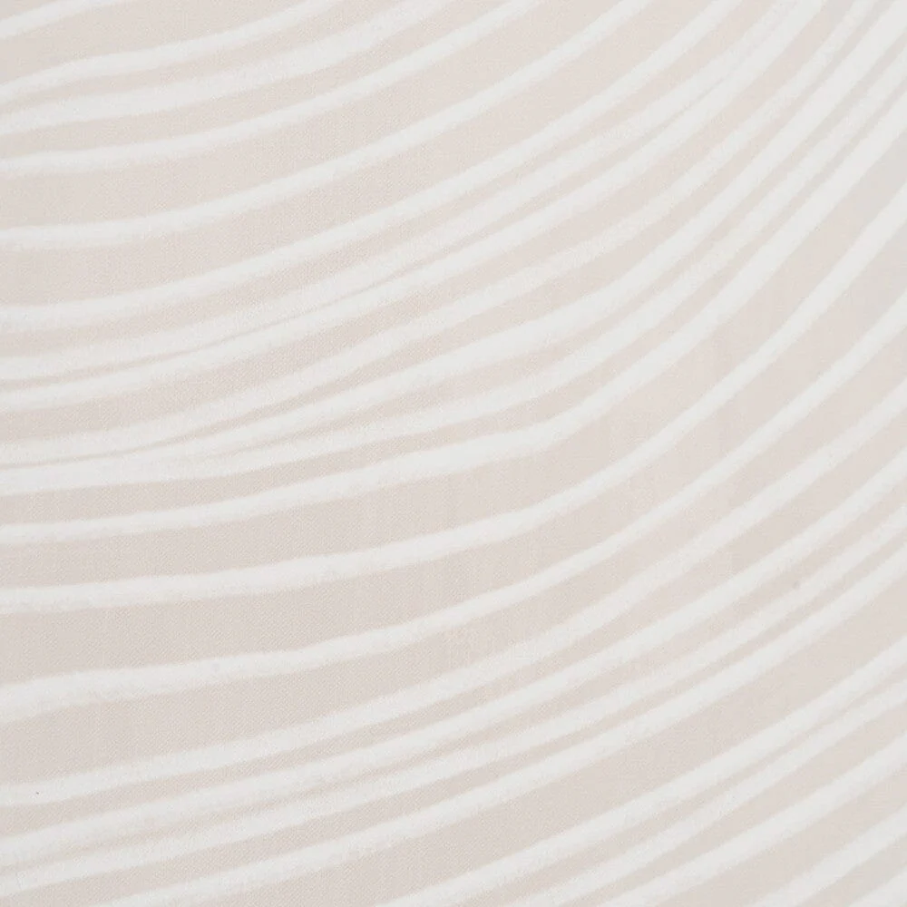Sadie Natural & White Abstract Canvas Wall Art with Wooden Frame - Image 4