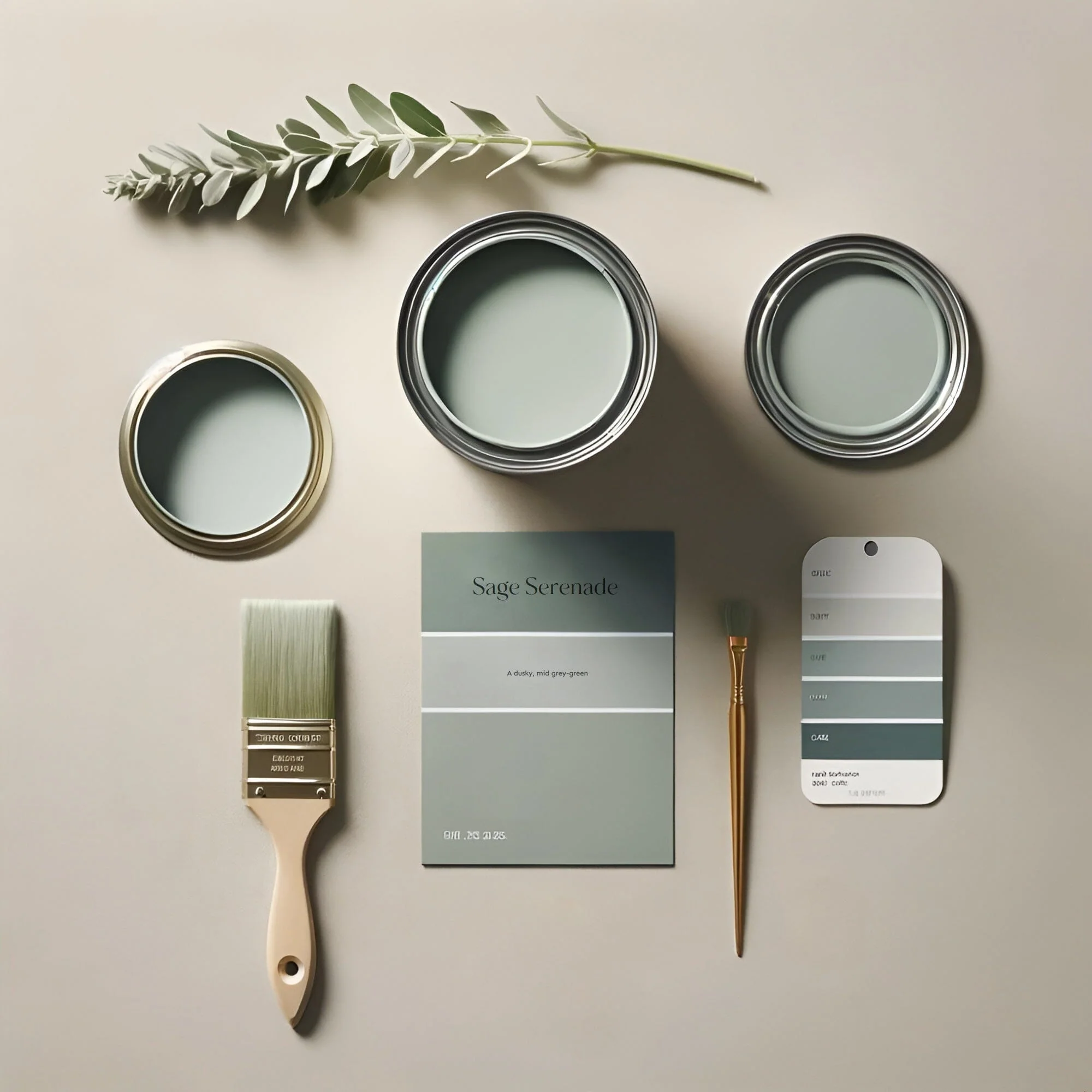 Sage Serenade Soft Green Satin Wood & Trim Paint - 750ml - Image 2