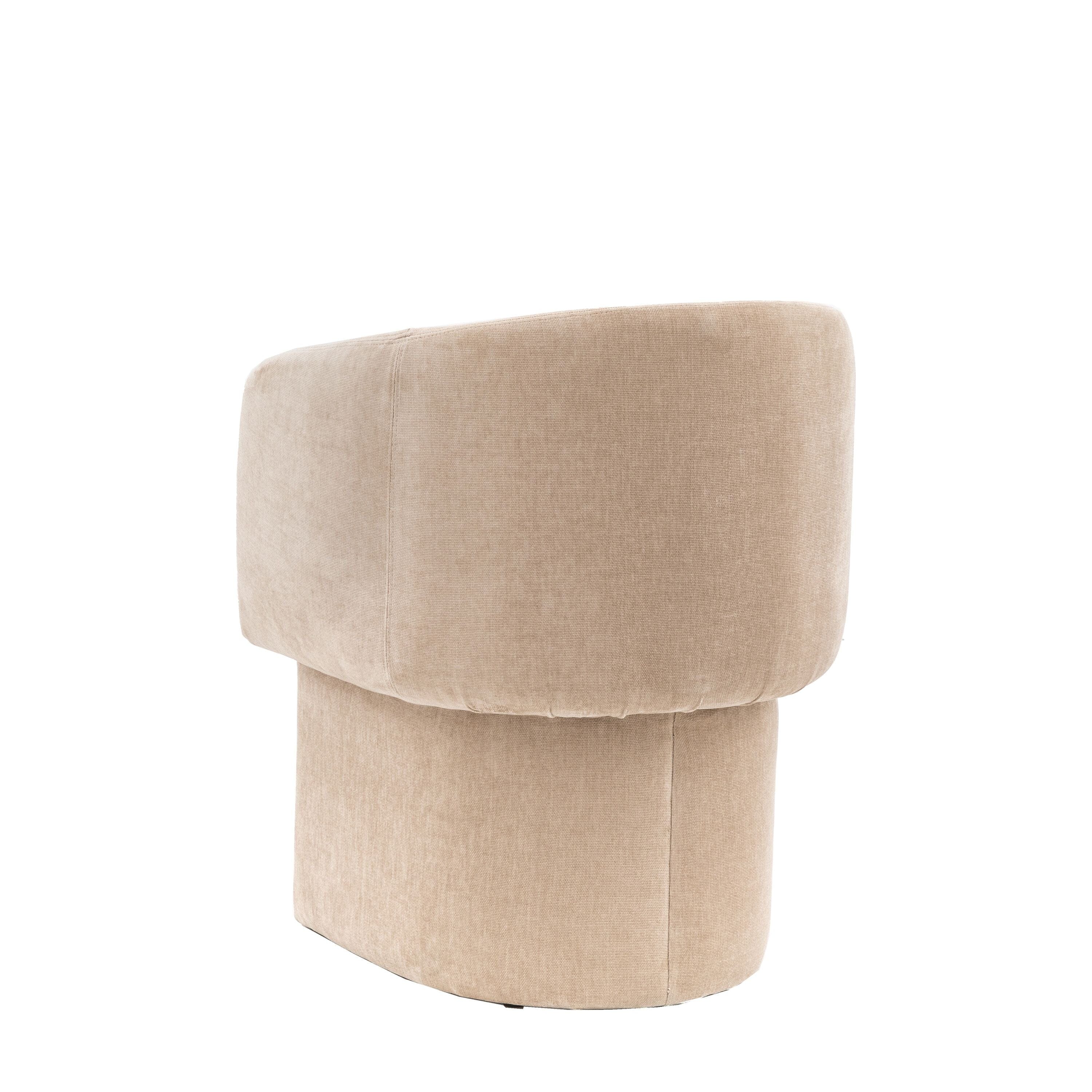 Salida Cream Fabric Dining Chair - Image 4
