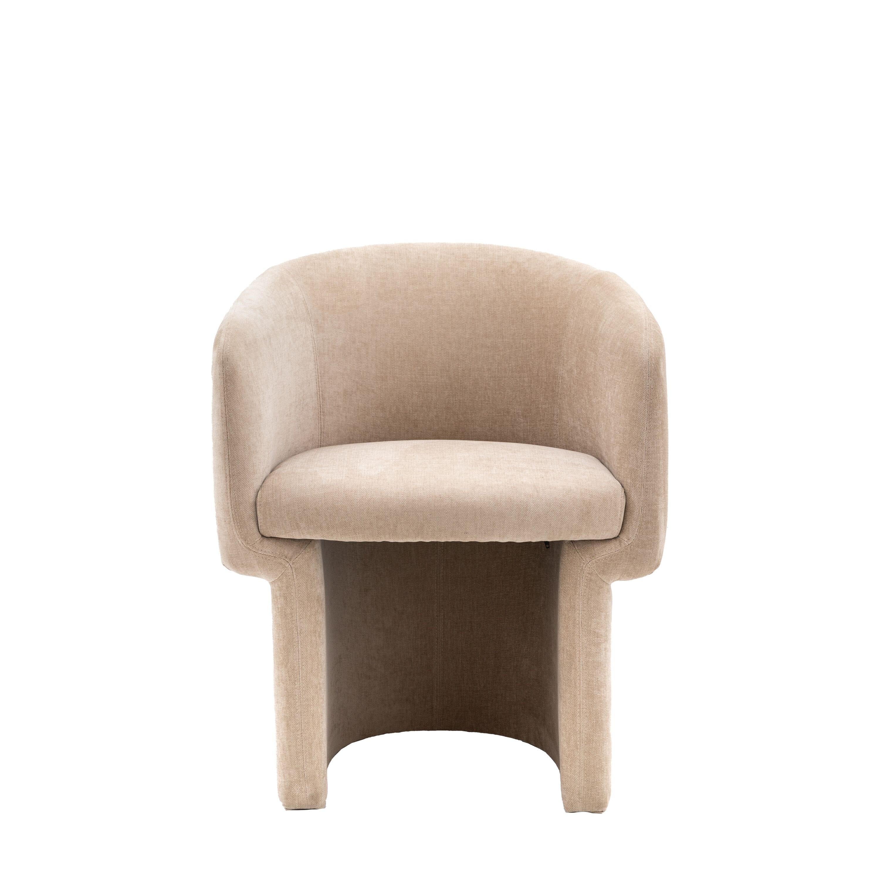 Salida Cream Fabric Dining Chair - Image 5