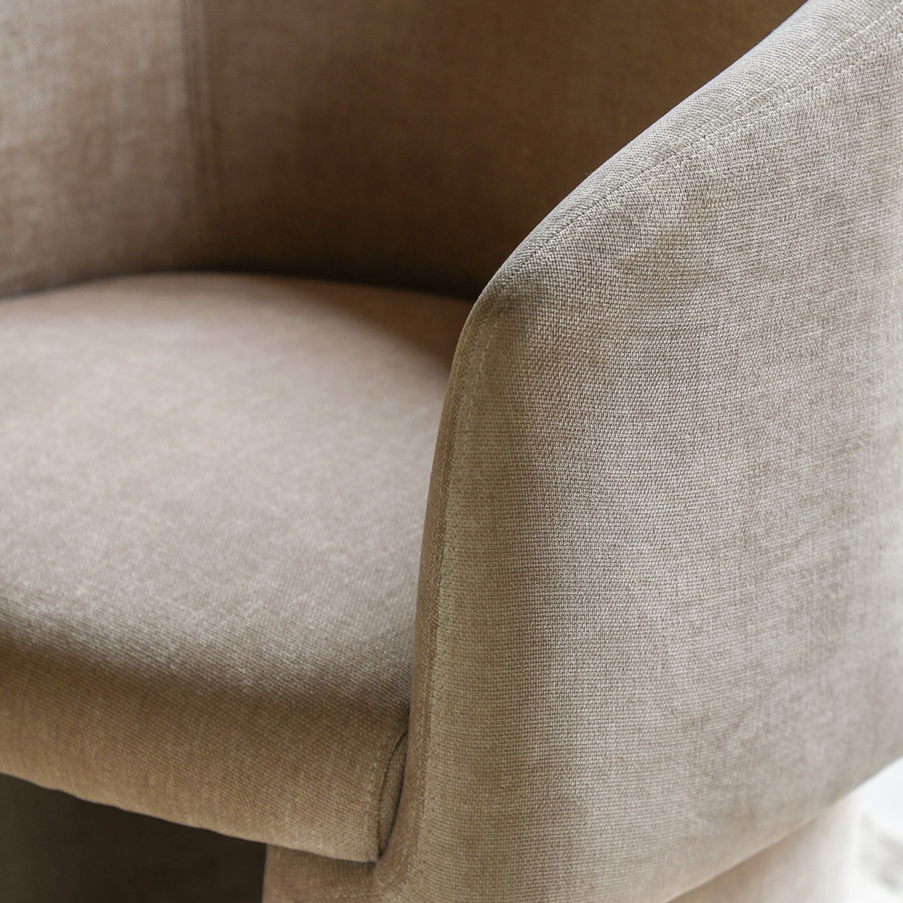 Salida Cream Fabric Dining Chair - Image 6