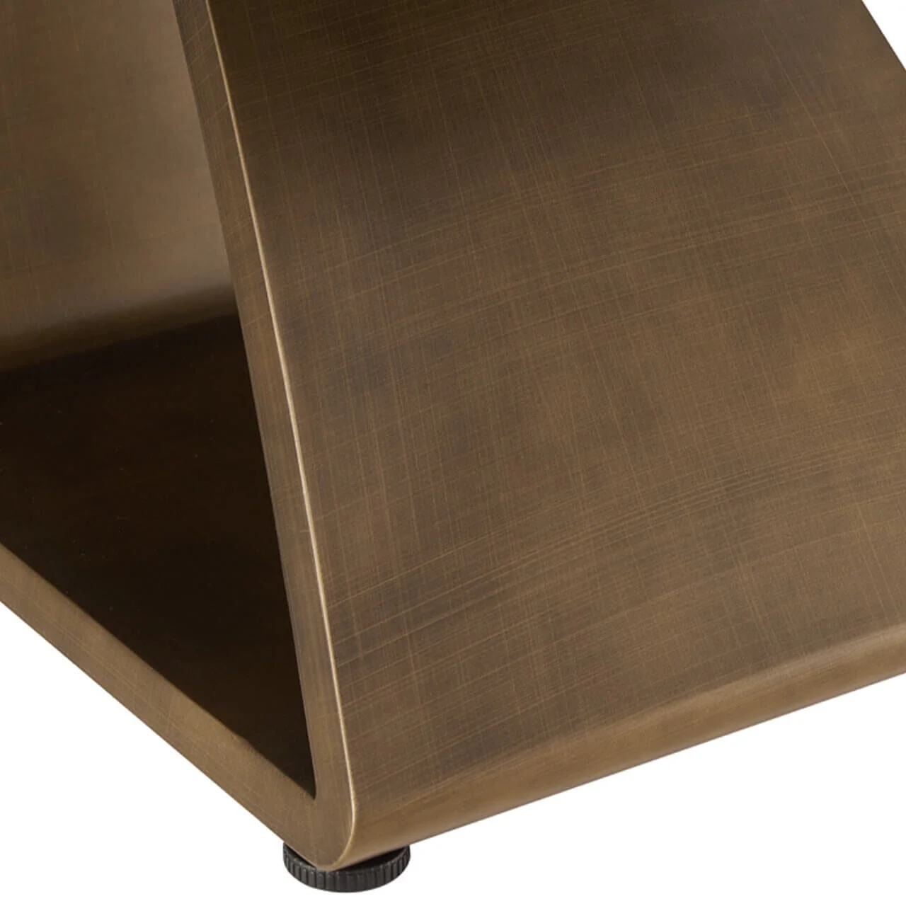 Sarzana Bronze Side Table with Stone Top - Image 5