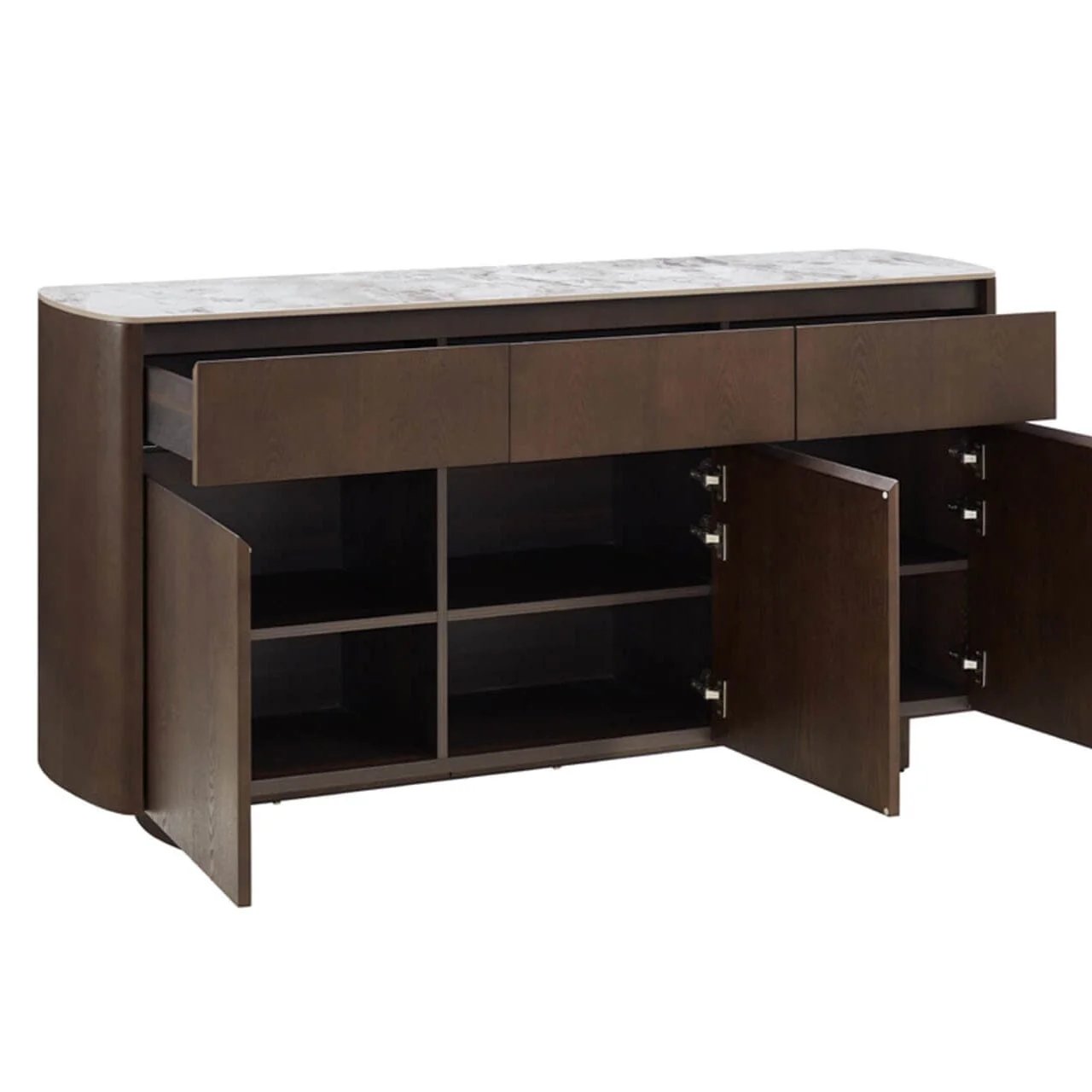 Sarzana Walnut Sideboard with Stone Top - Image 4