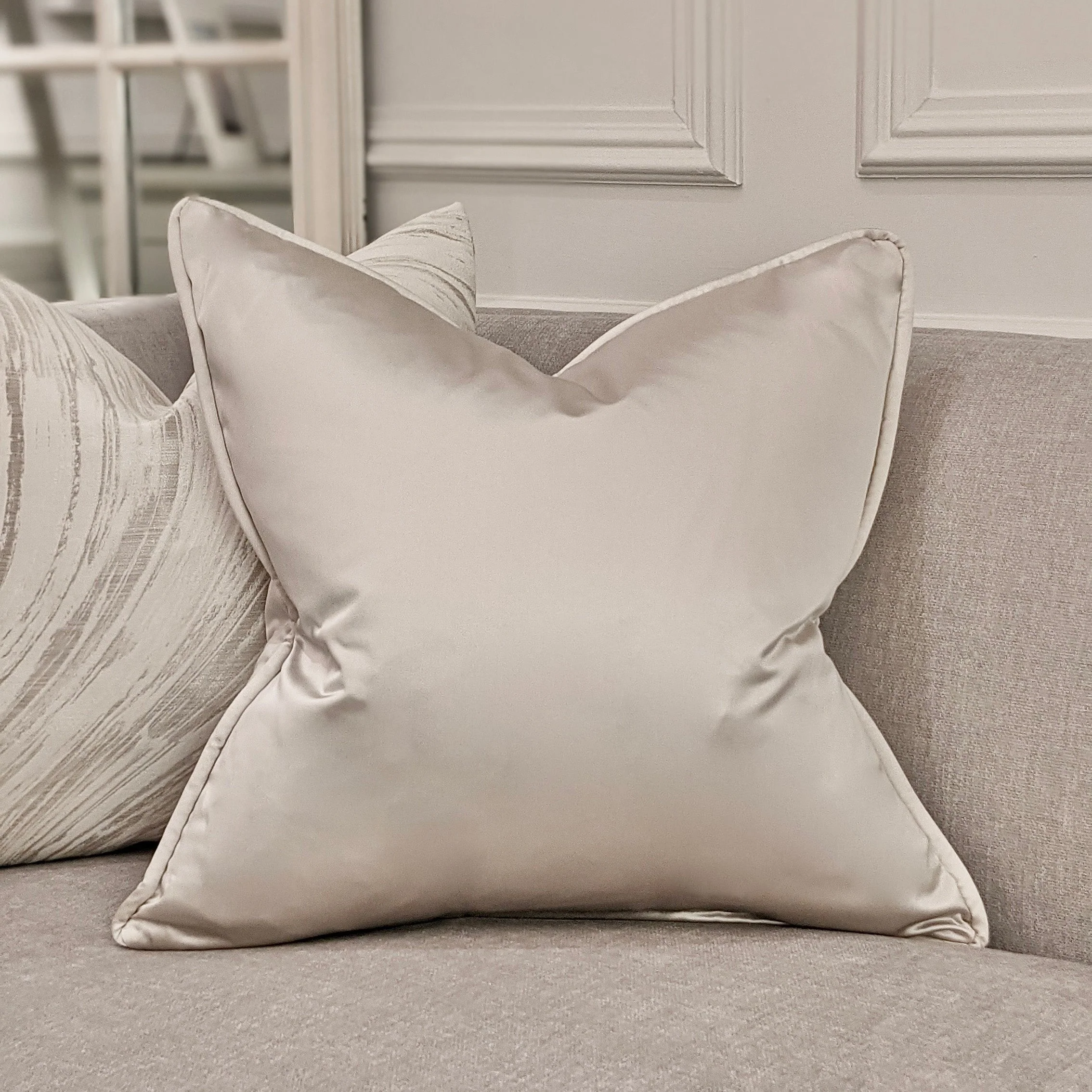Serena Silk Satin Cushion - 50x50cm - Image 3