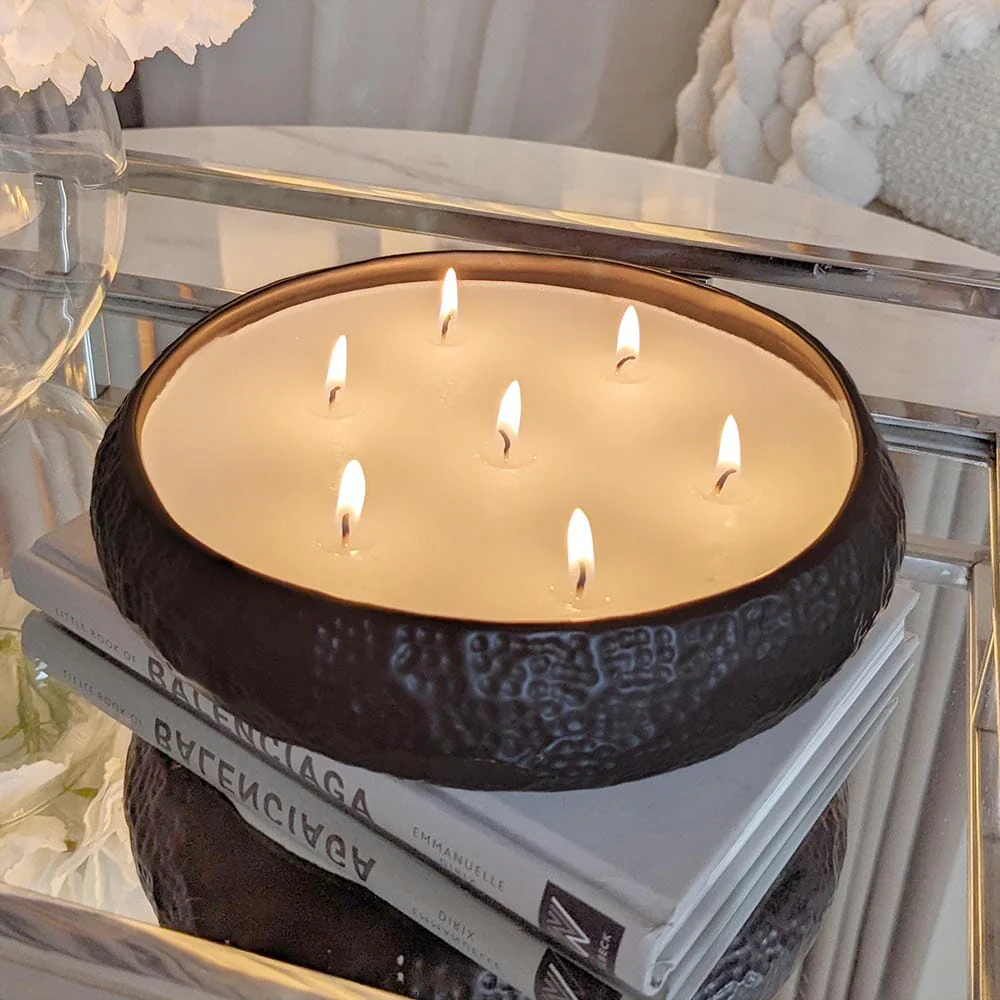 Set of 2 Aeolian Black Candles - Image 3