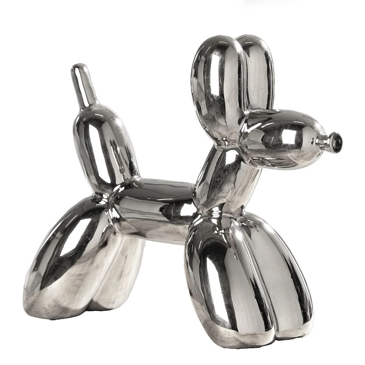 Silver Decorative Balloon Dog Ornament - Image 2