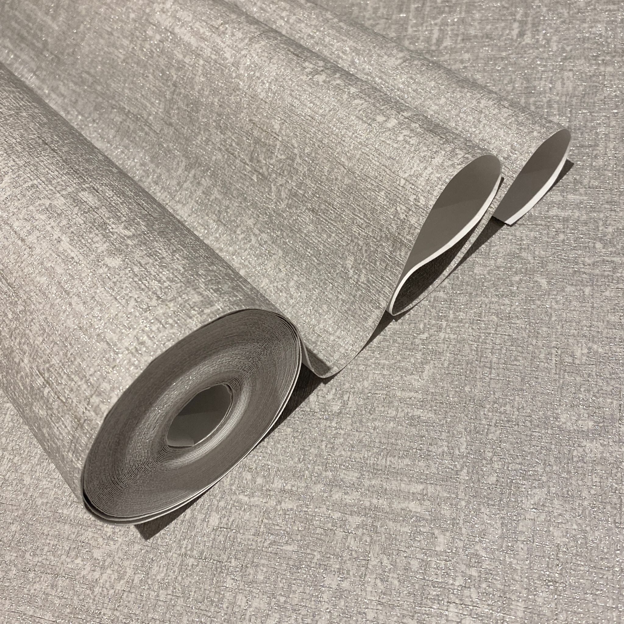 Sloane Greige Textured Shimmer Wallpaper - Image 3