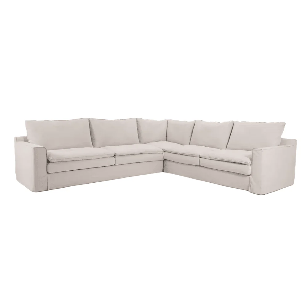 Snooze Sand Textured Squashy XL Corner Sofa - Image 2
