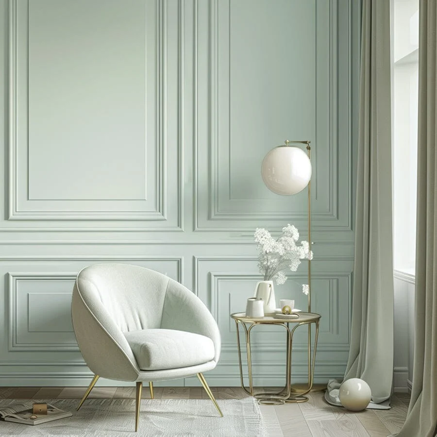 Soft Mint Matt Wood & Trim Paint - 750ml - Image 2