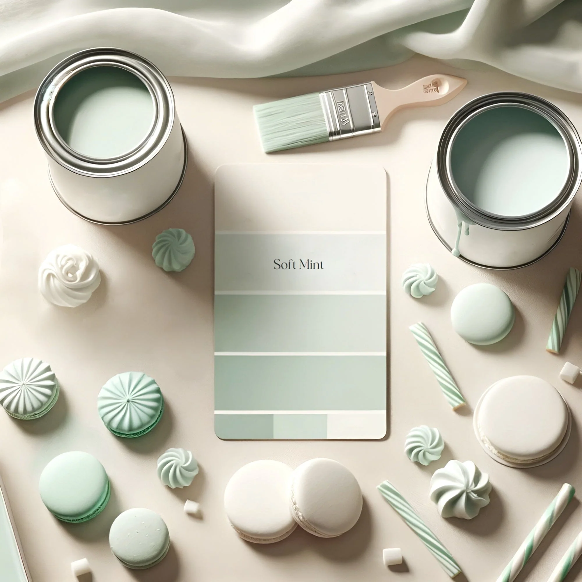 Soft Mint Satin Wood & Trim Paint - 750ml - Image 3