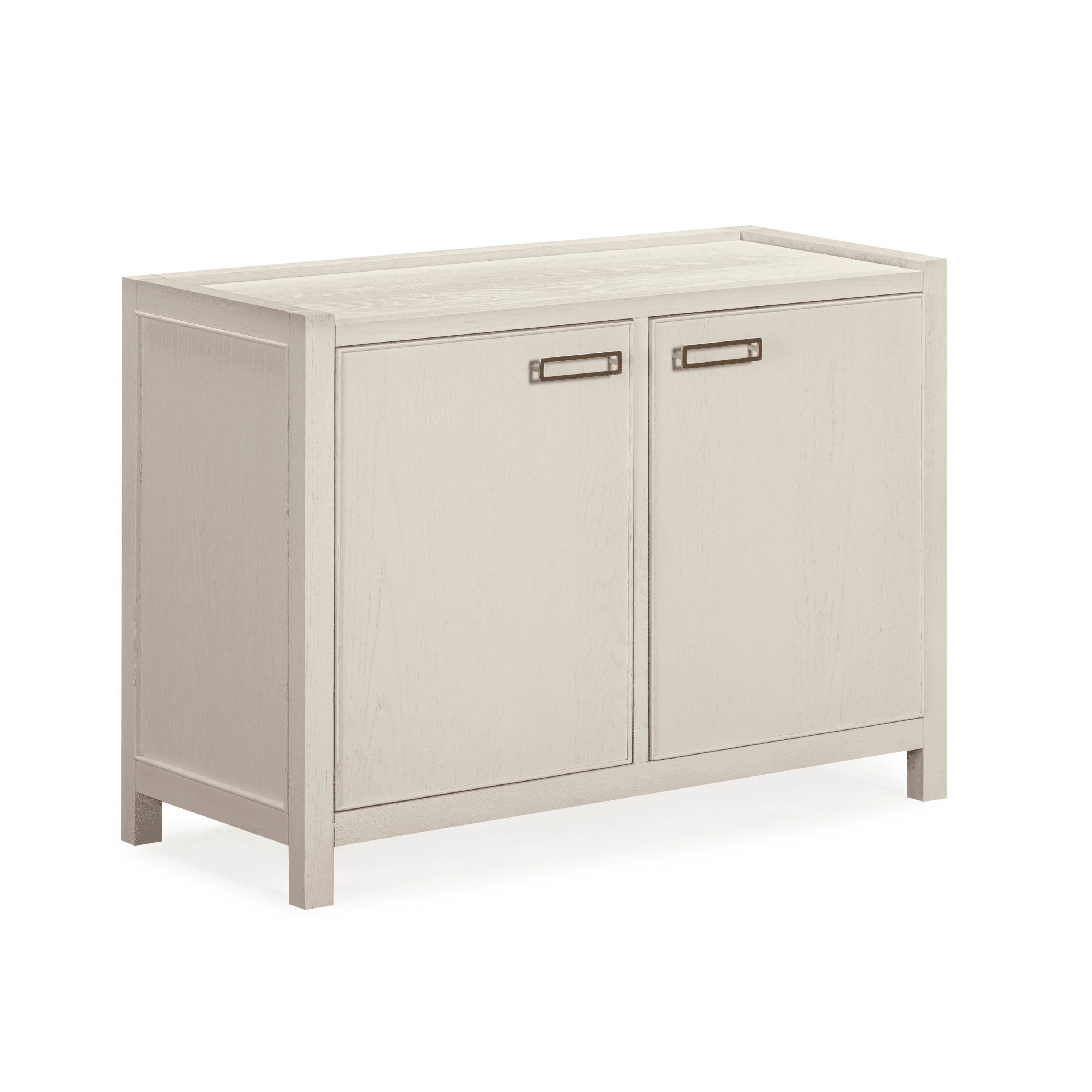 Soho Cream Oak Veneer 2 Door Sideboard - Image 2