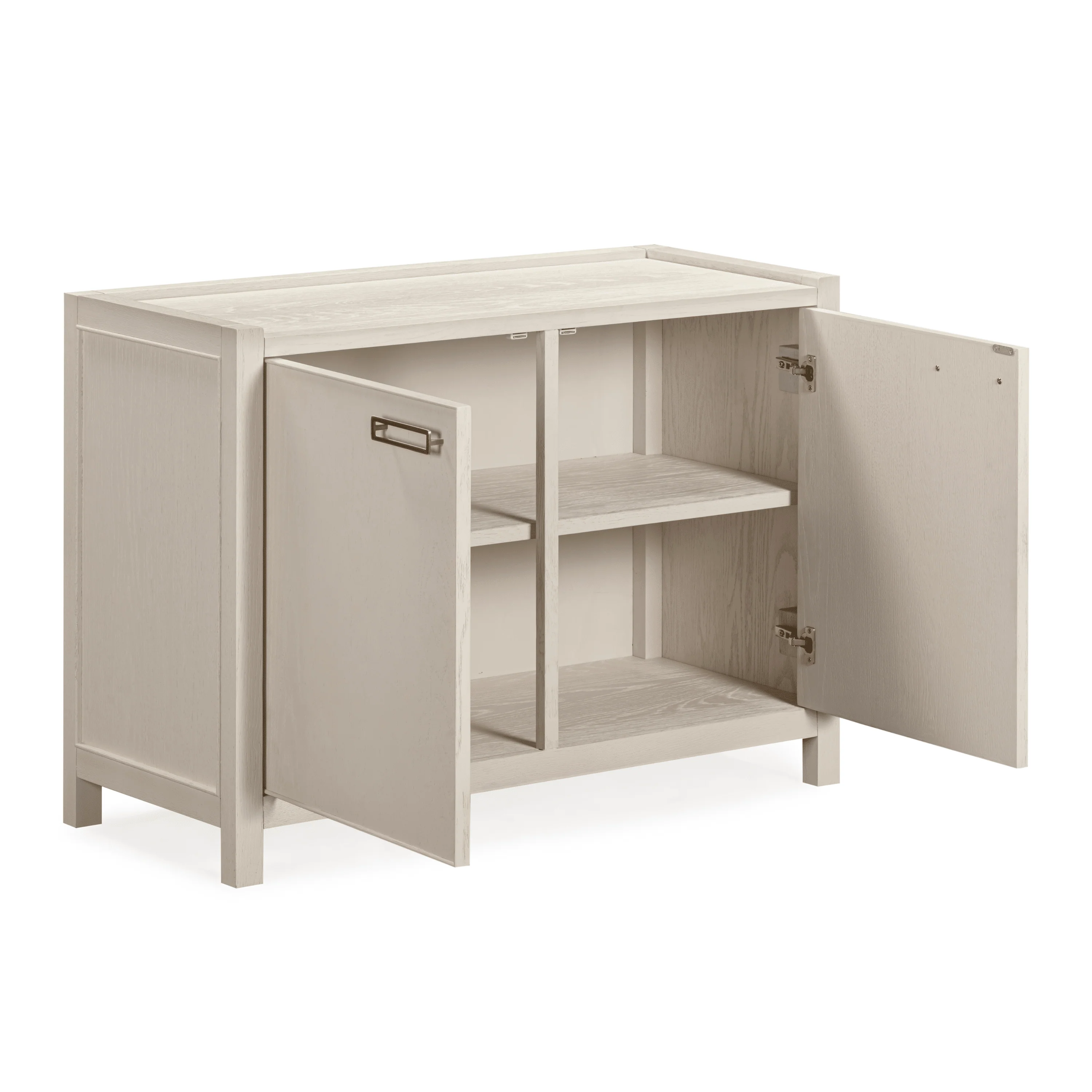 Soho Cream Oak Veneer 2 Door Sideboard - Image 3