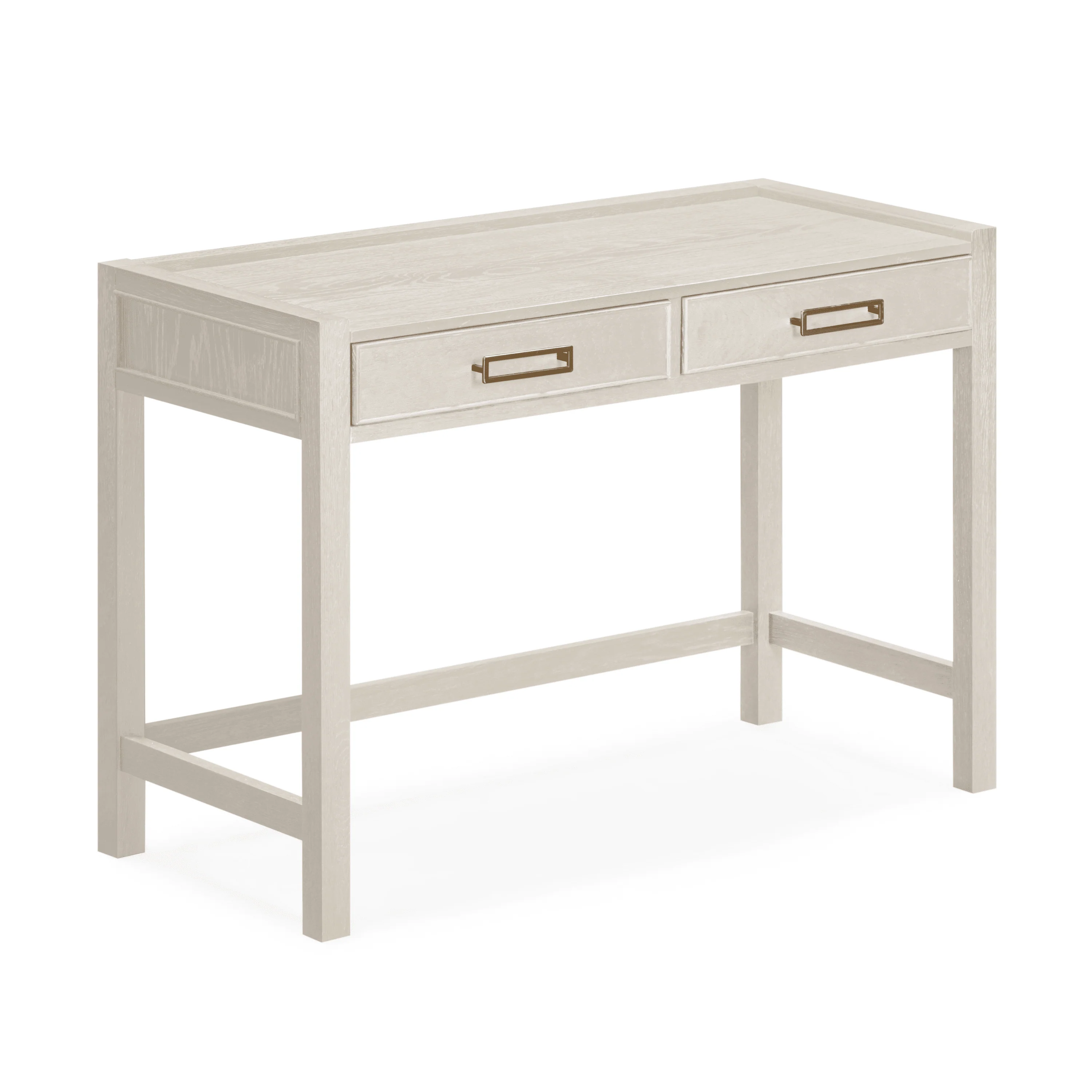 Soho Cream Oak Veneer 2 Drawer Dressing Table - Image 2