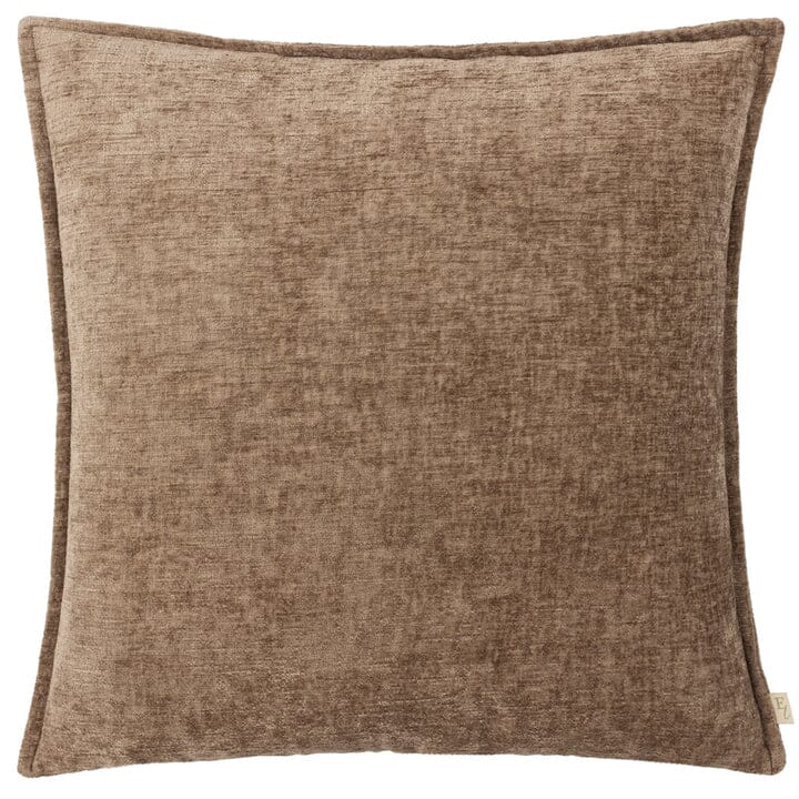 Souffle Taupe Woven Cushion with Oxford Border - 50x50cm - Image 3