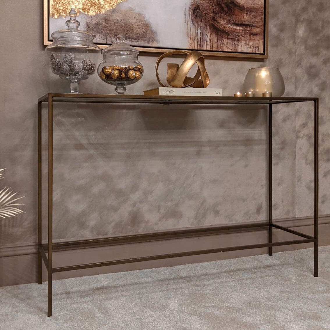 Stambaugh Bronze Console Table - Image 5