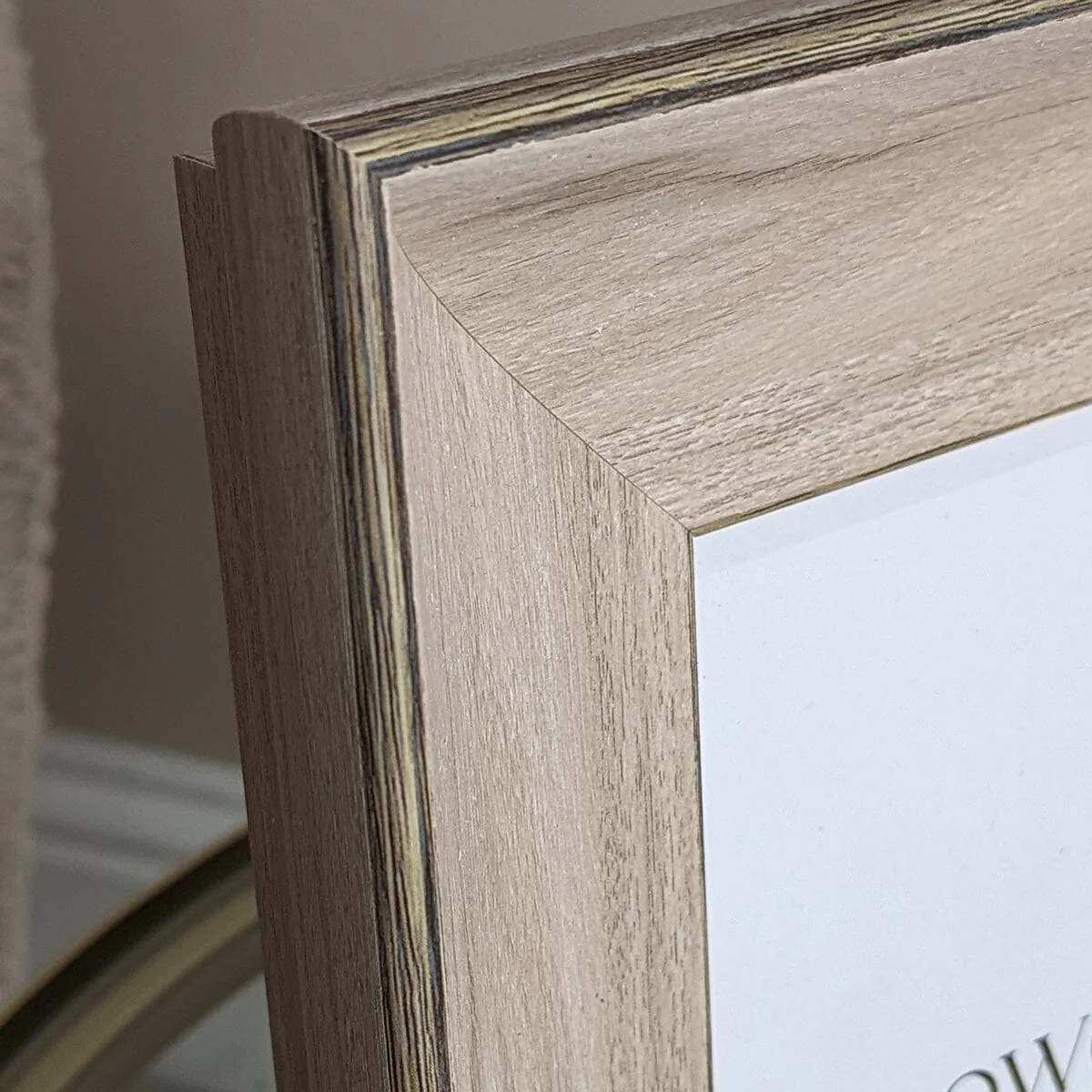 Stanton White Washed Wooden Photo Frame - 4x6" - Image 3