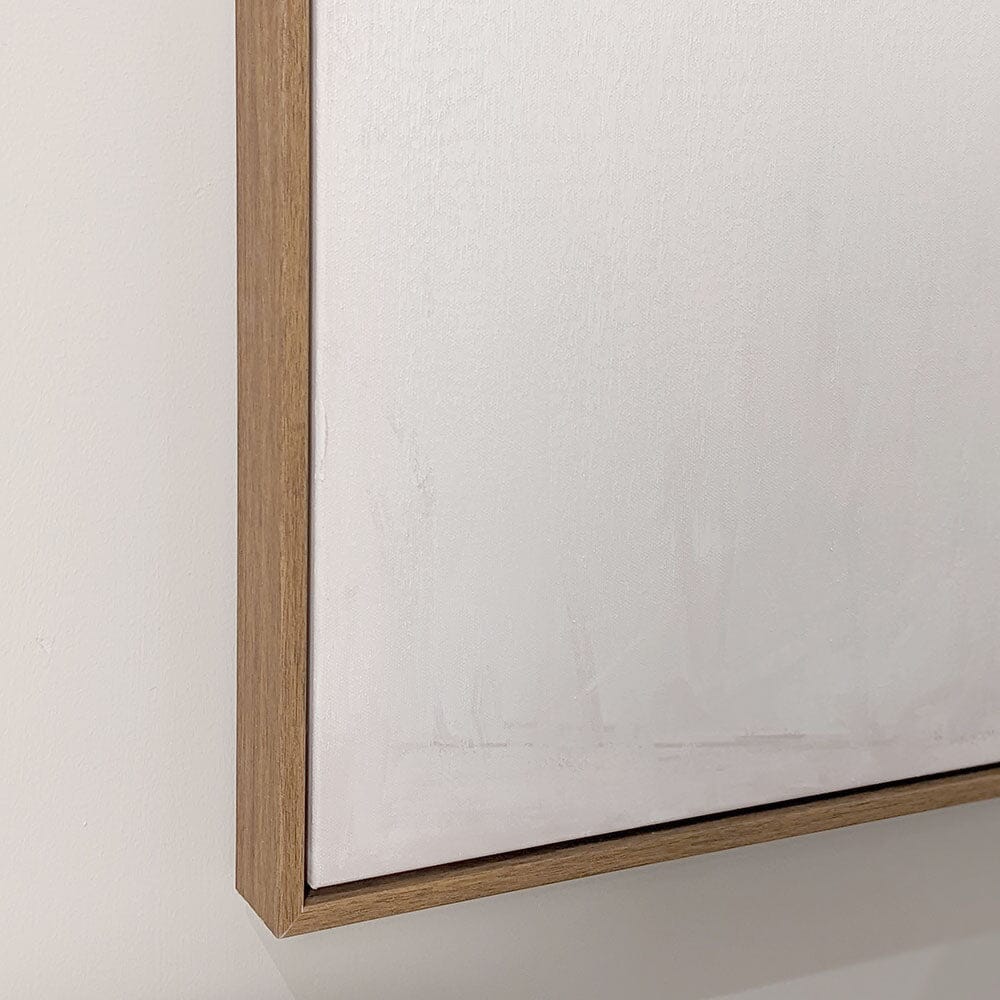 Stella Natural & White Large Framed Canvas Wall Art - Image 3