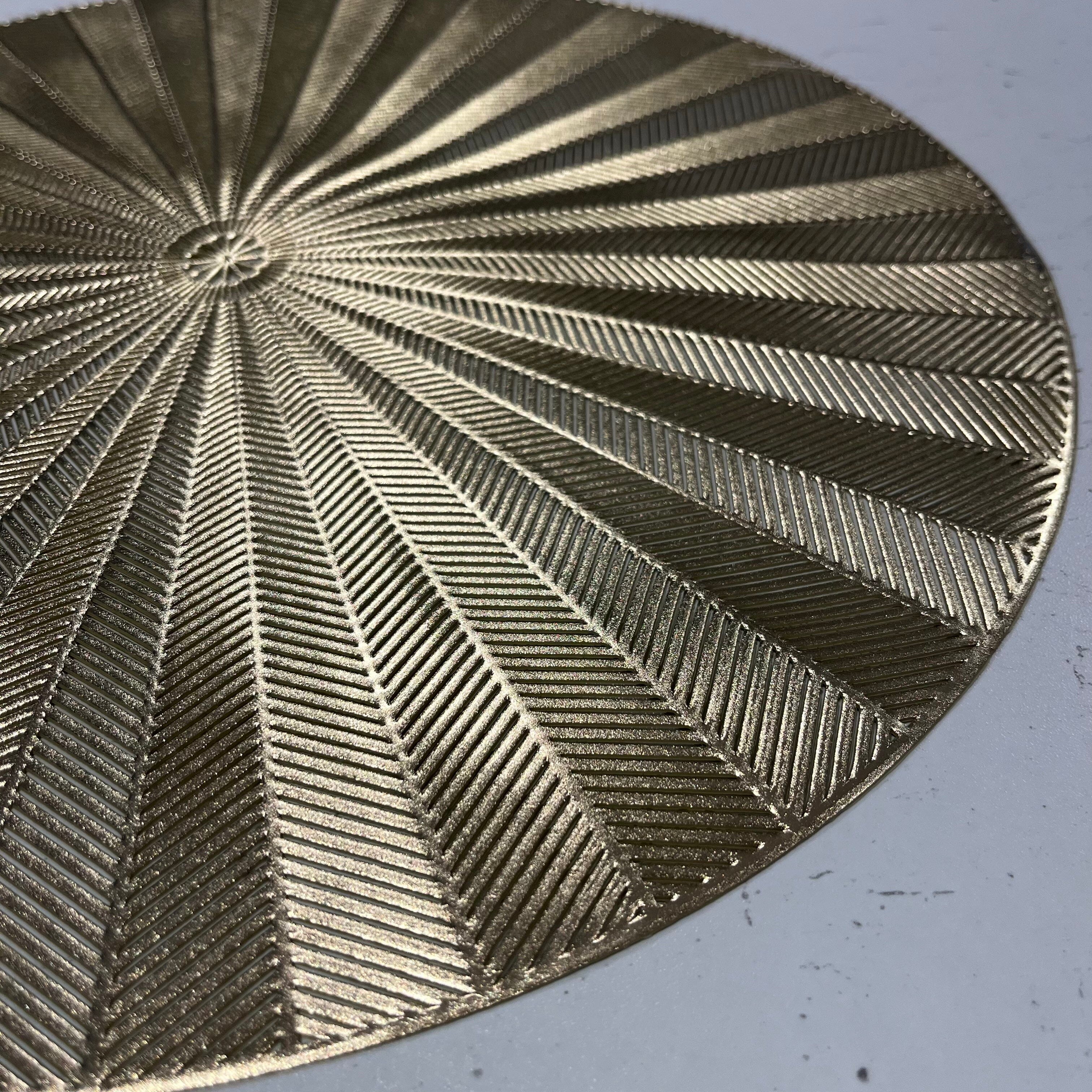 Sunburst Gold Round Placemat - Image 3
