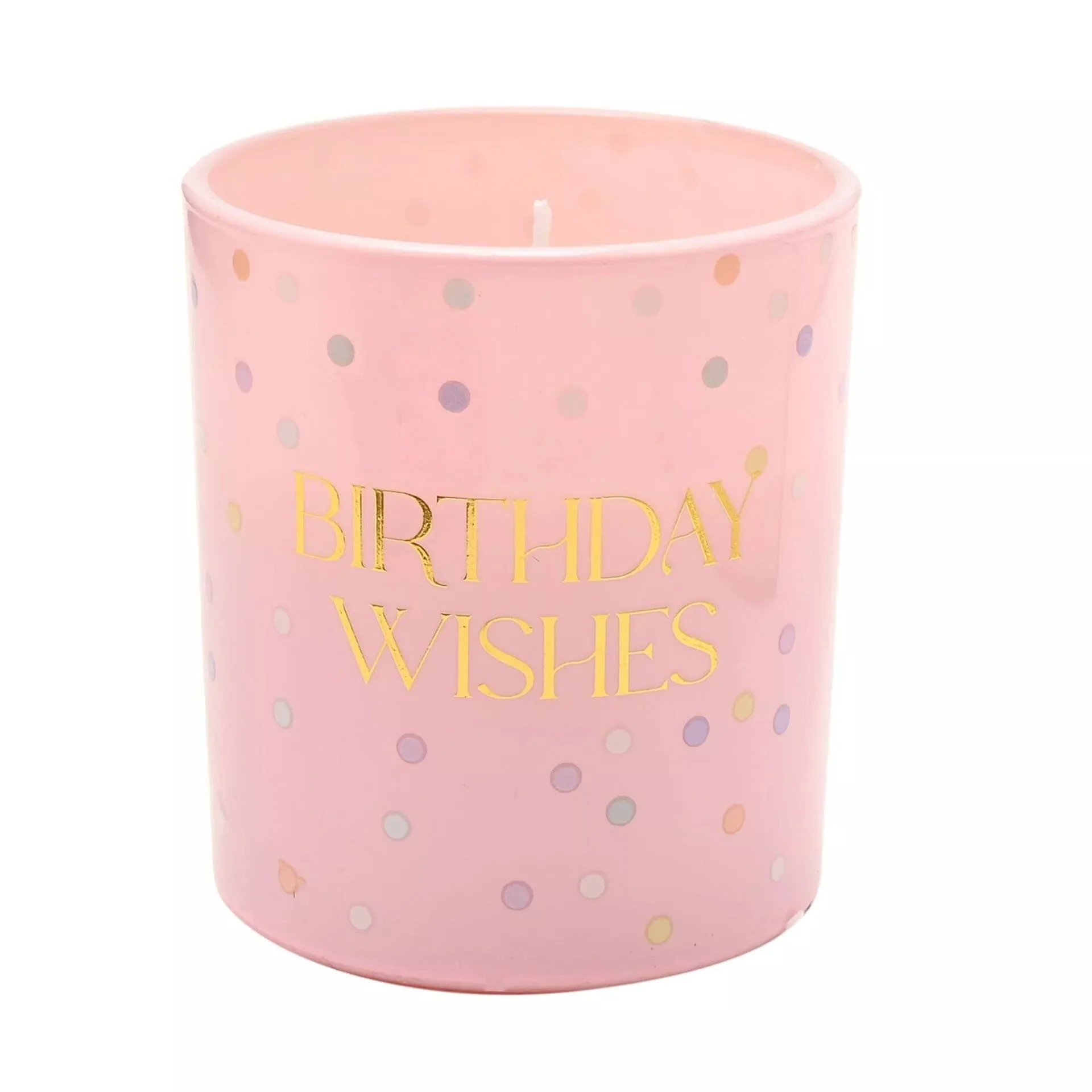 Sweet Vanilla Confetti 'Birthday Wishes' Candle - Image 2