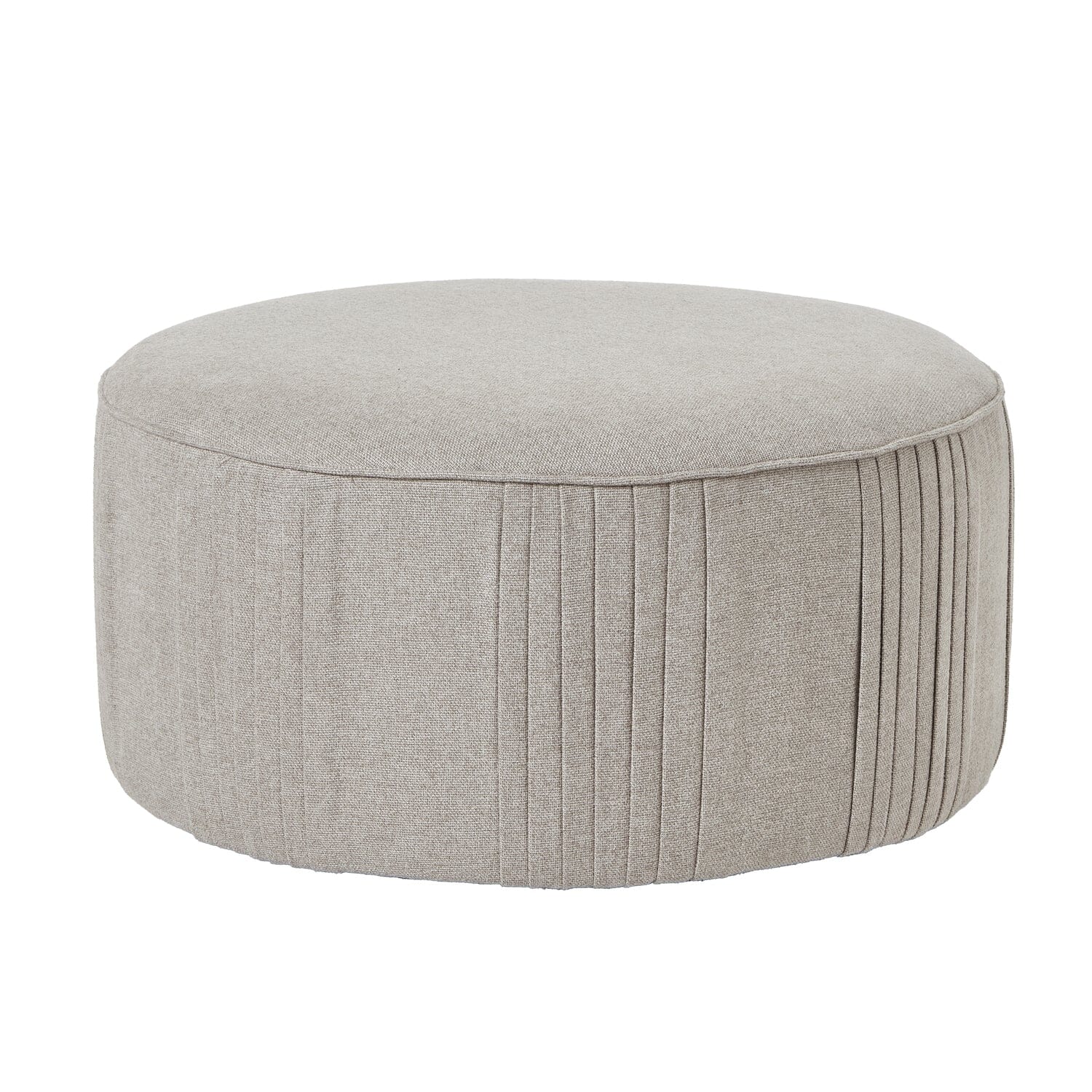 Tage Oatmeal Twill Swivel Footstool - Image 2