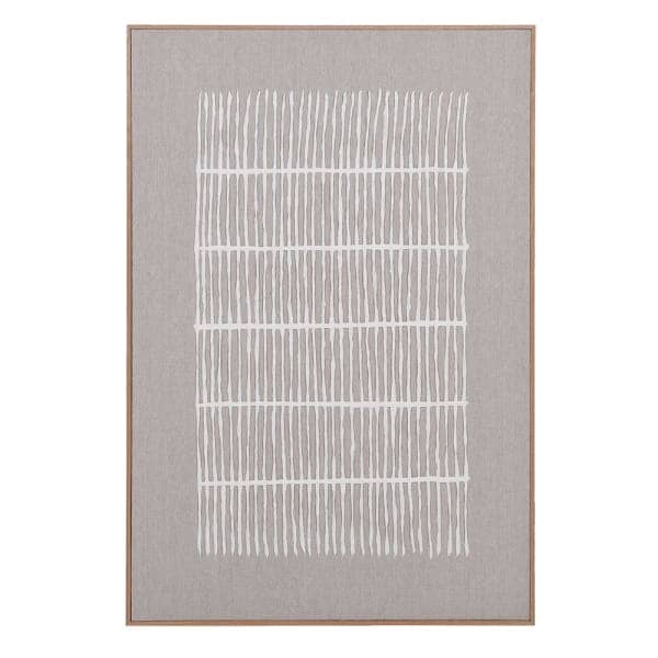 Talia Taupe & Cream Woven Wall Art - Image 4