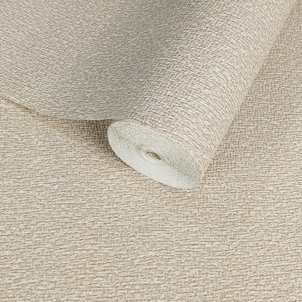 Tamia Beige Textured Wallpaper