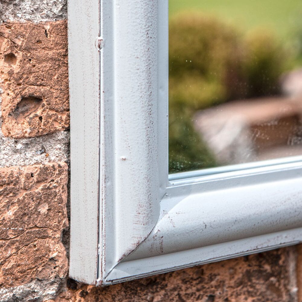 Taranto Distressed Grey Outdoor Mirror - Image 3