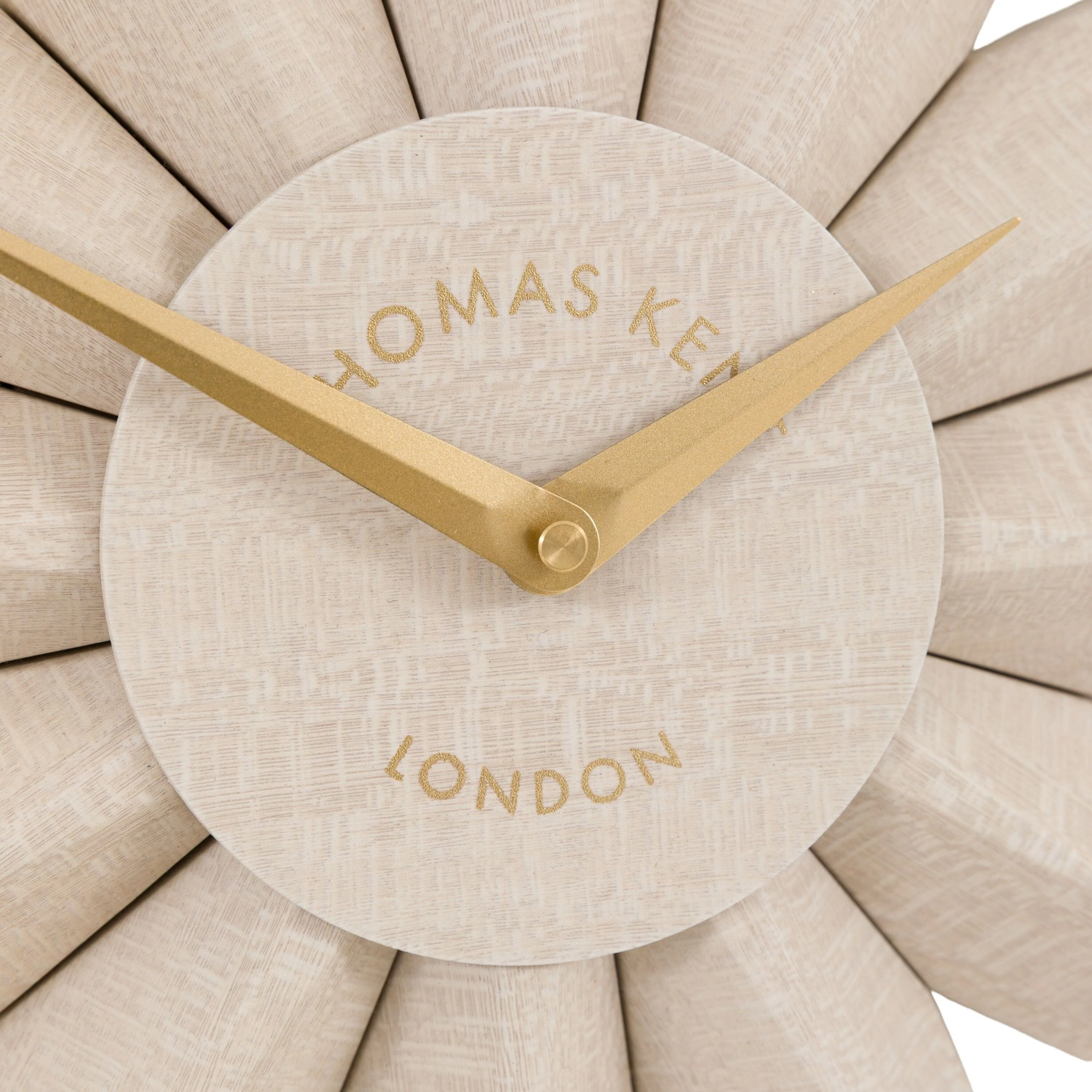Tatler Neutral Metal Star Wall Clock with Gold Accents - Image 4