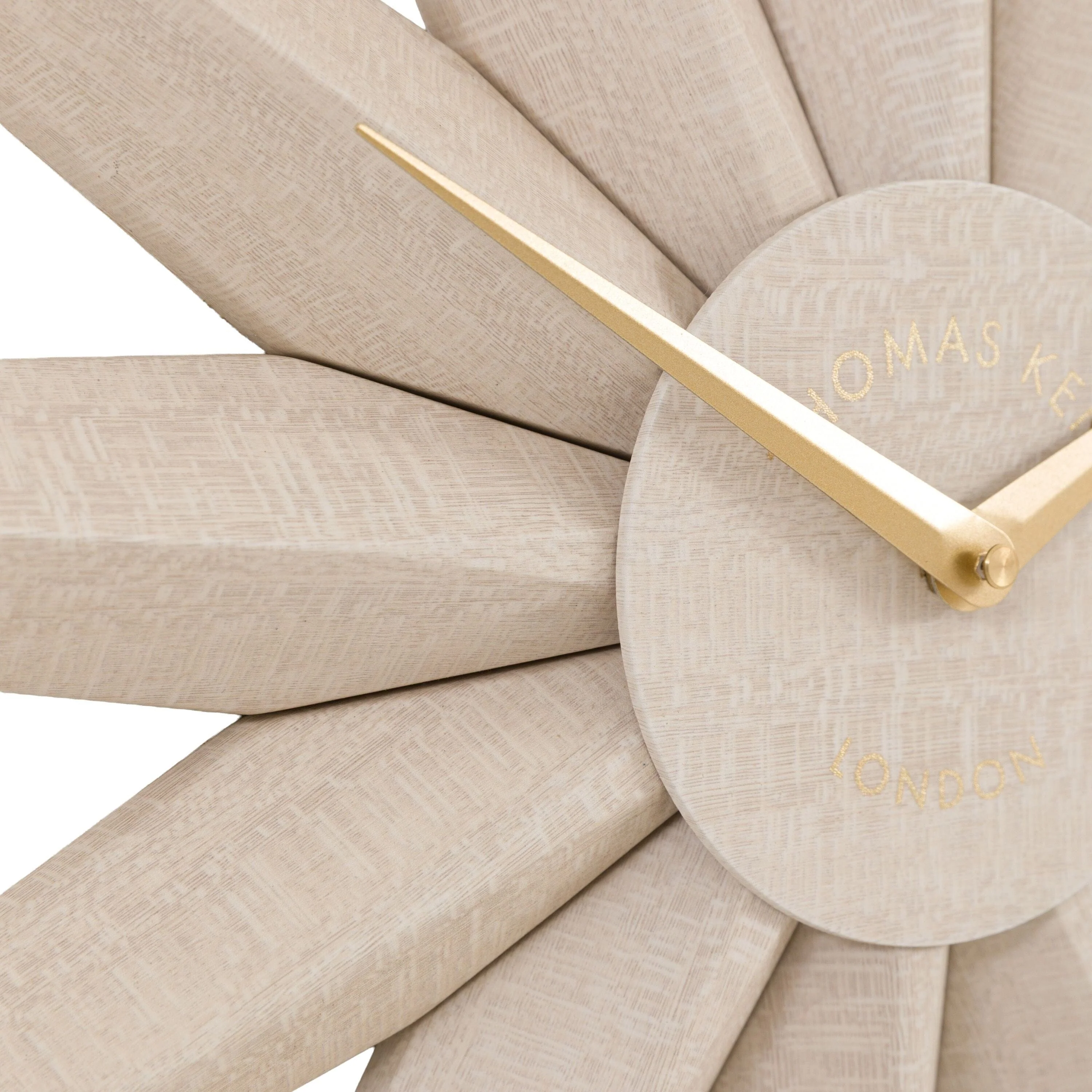 Tatler Neutral Metal Star Wall Clock with Gold Accents - Image 5