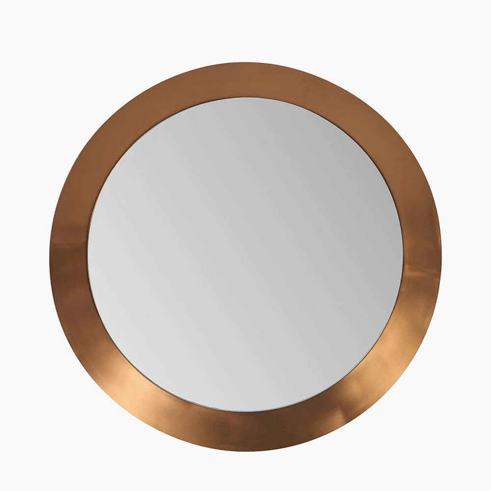 Tempus Large Burnished Gold Round Mirror - Image 2