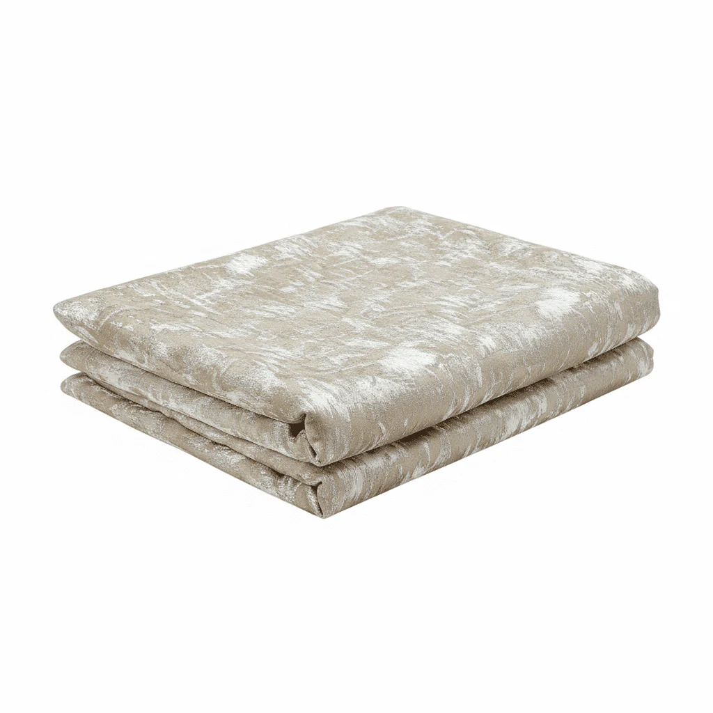 Tiana Cream & Gold Abstract Print Bed Runner - Image 4