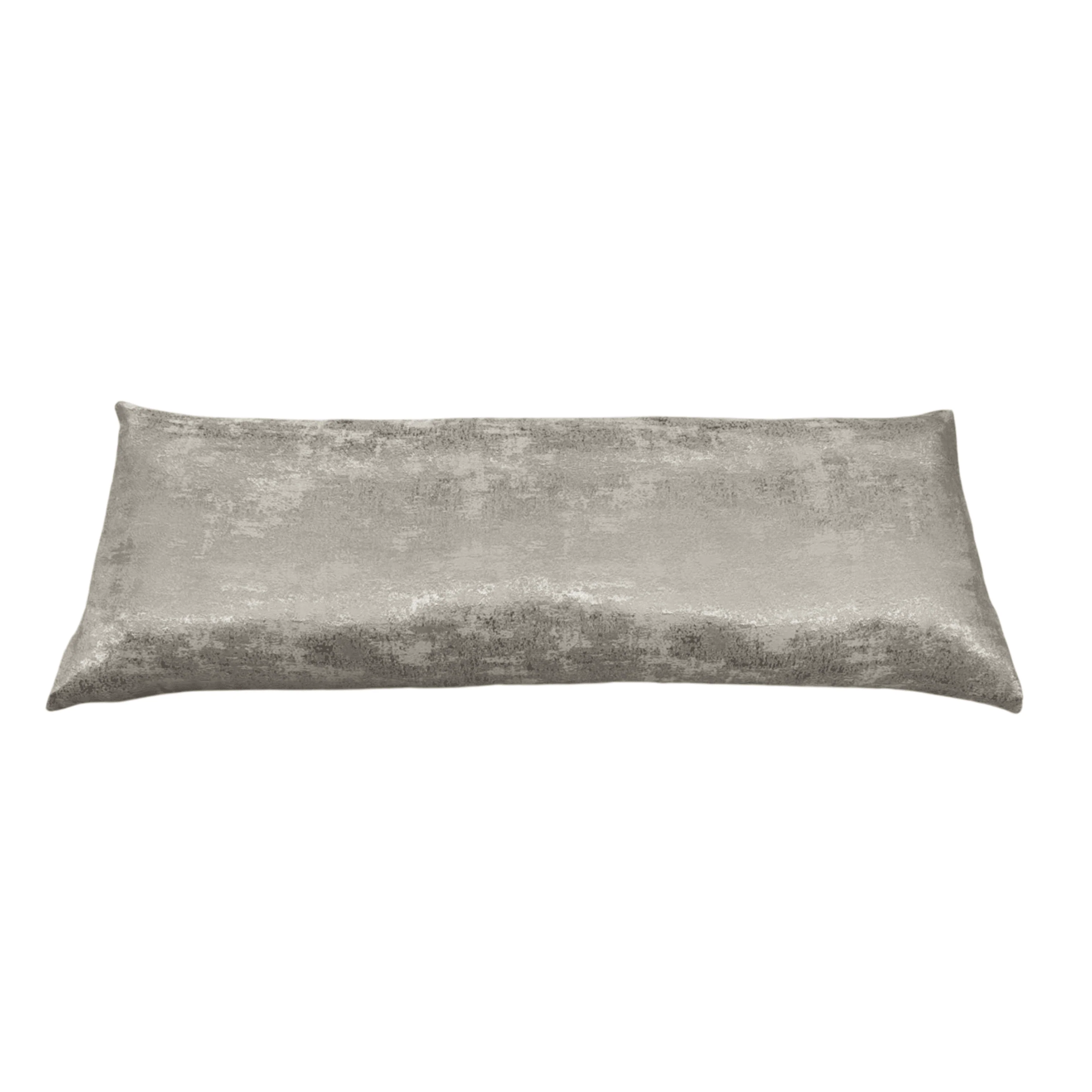 Tiana Cream & Gold Abstract Print Long Bolster Cushion - 90x35cm - Image 2