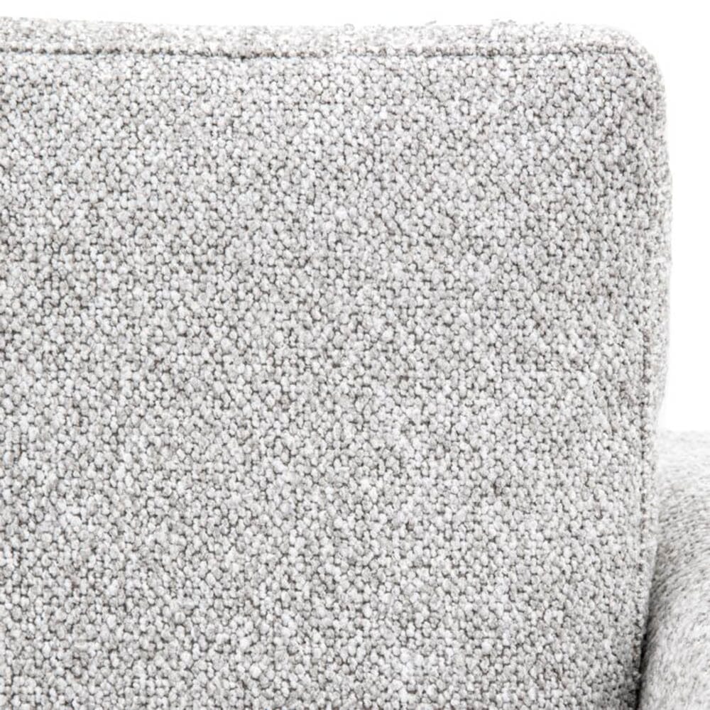 Tilly Grey Textured 2 Seater Buttoned Back Sofa - Image 3