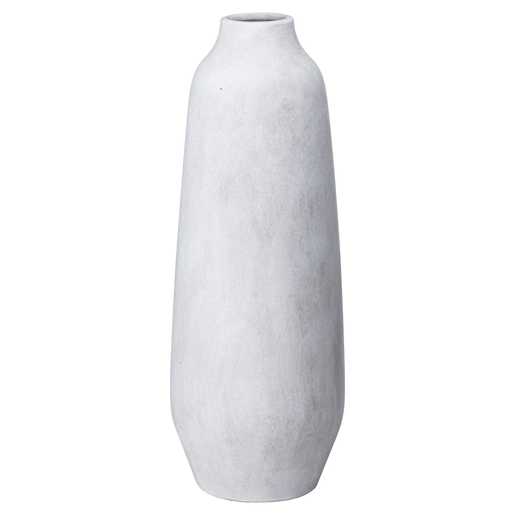 Tova Large White Distressed Vase - Image 4