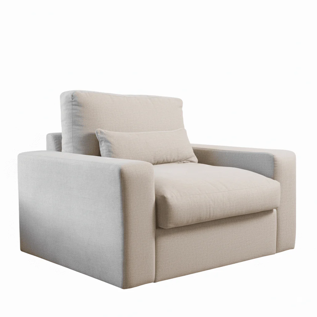 Tribeca Ash Greige Love Seat - Image 4