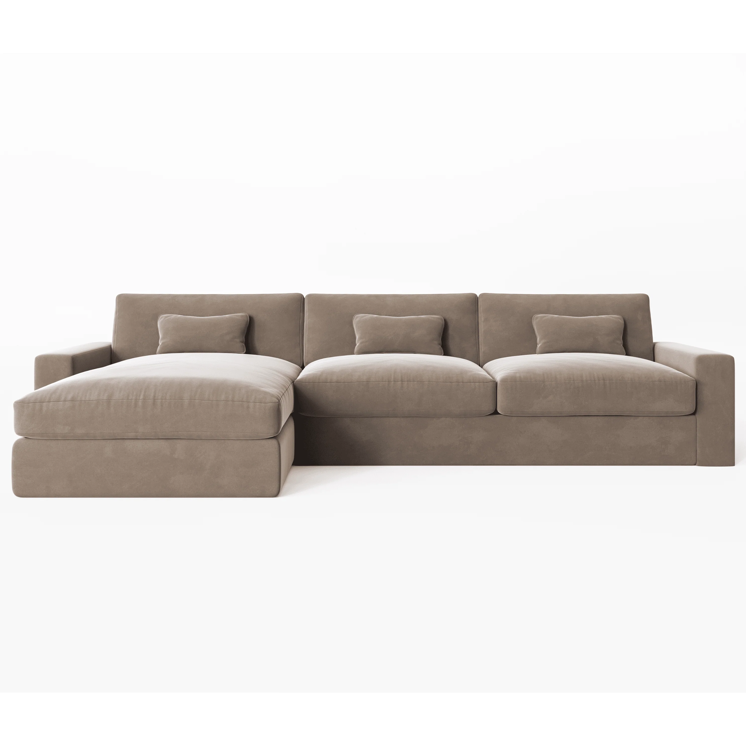 Tribeca Mink Velvet Sofa Range - Image 7