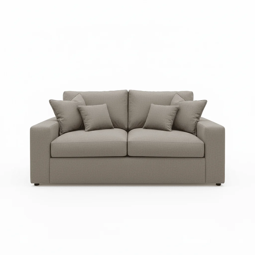 Tribeca Warm Grey 2 Seater Sofa - Image 4