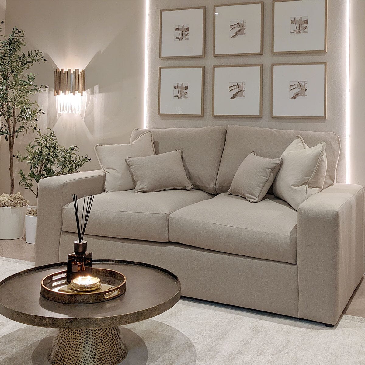 Tribeca Warm Grey Sofa Range - Image 11