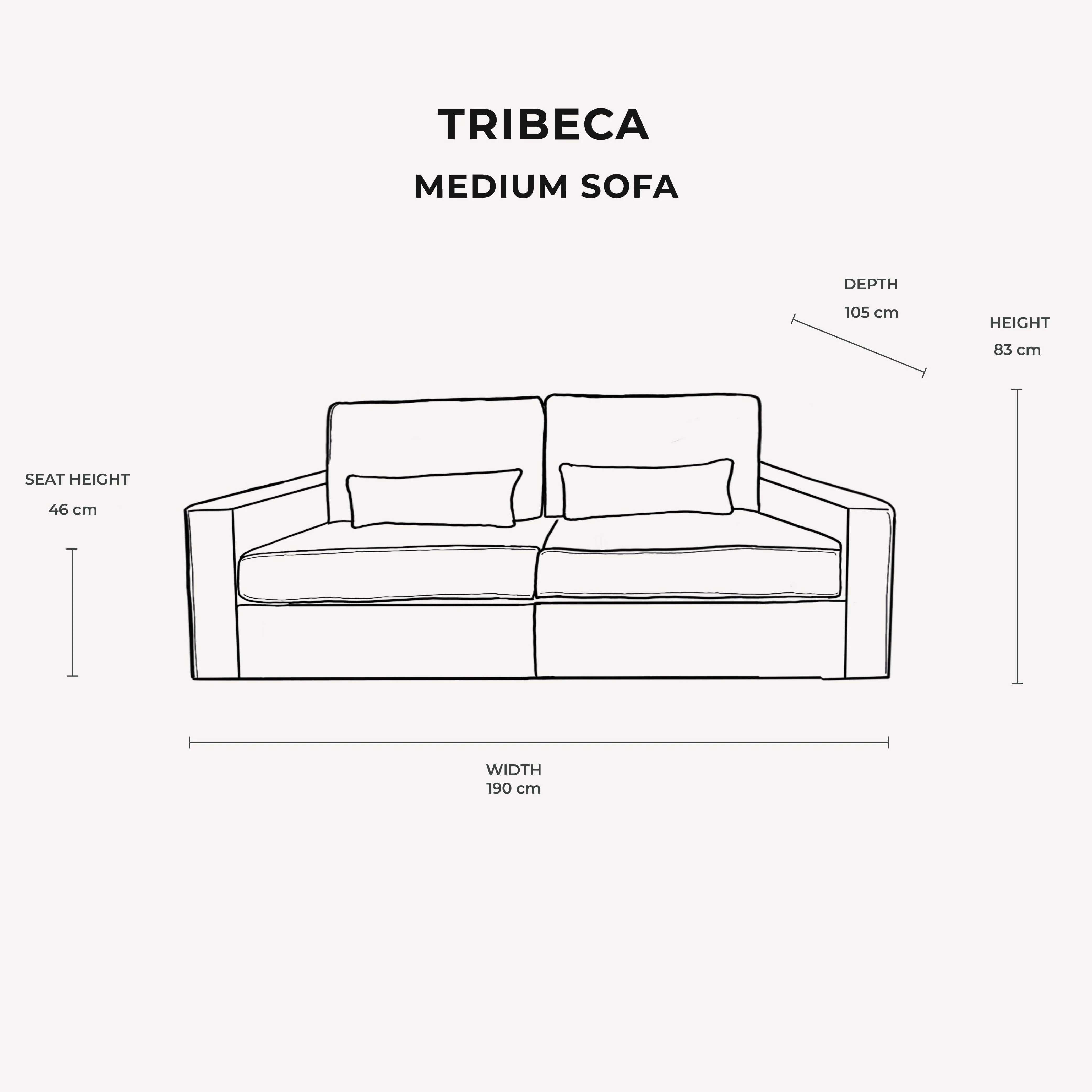 Tribeca Warm Grey Sofa Range - Image 26