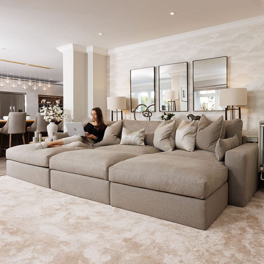 Tribeca Warm Grey Sofa Range - Image 6