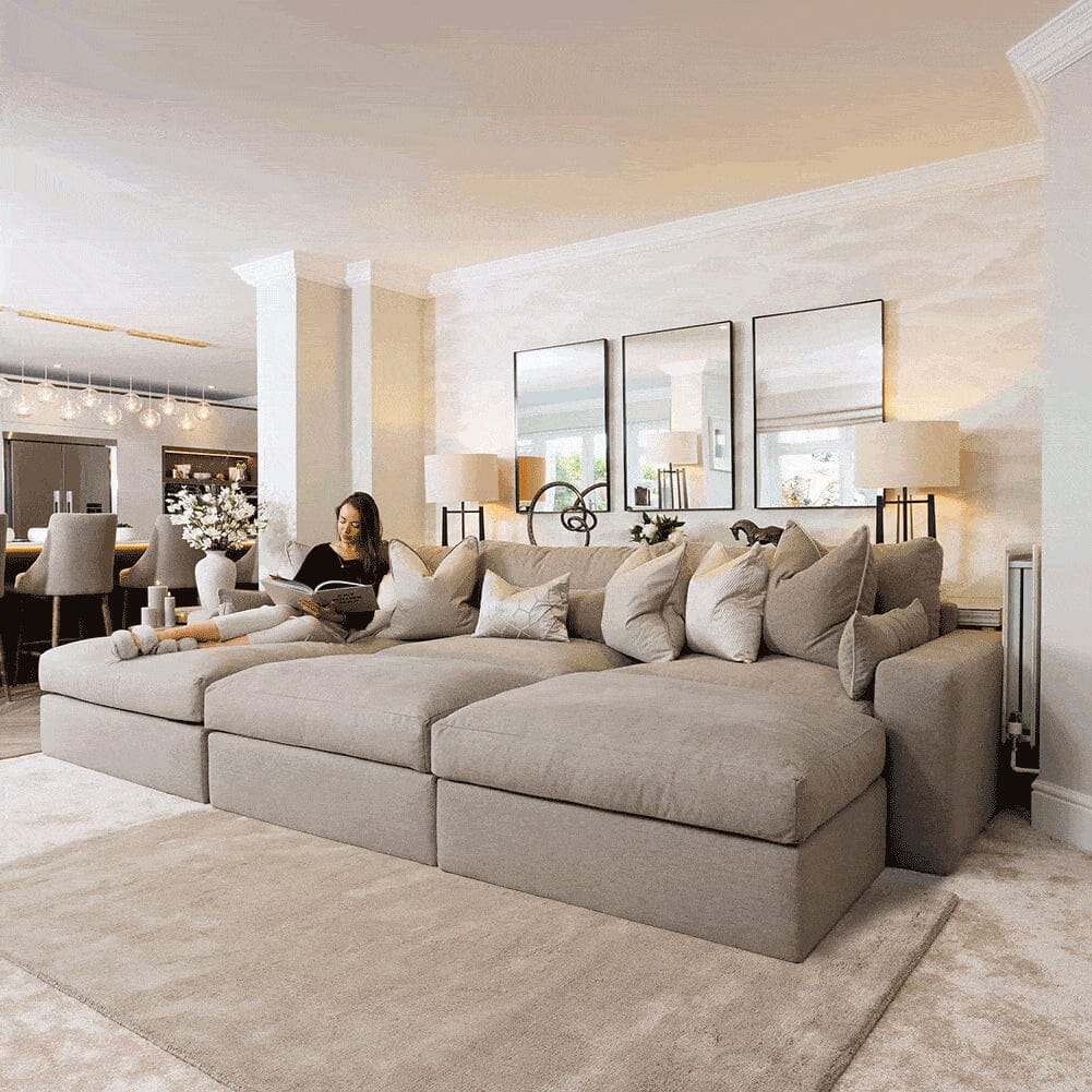 Tribeca Warm Grey Sofa Range - Image 8