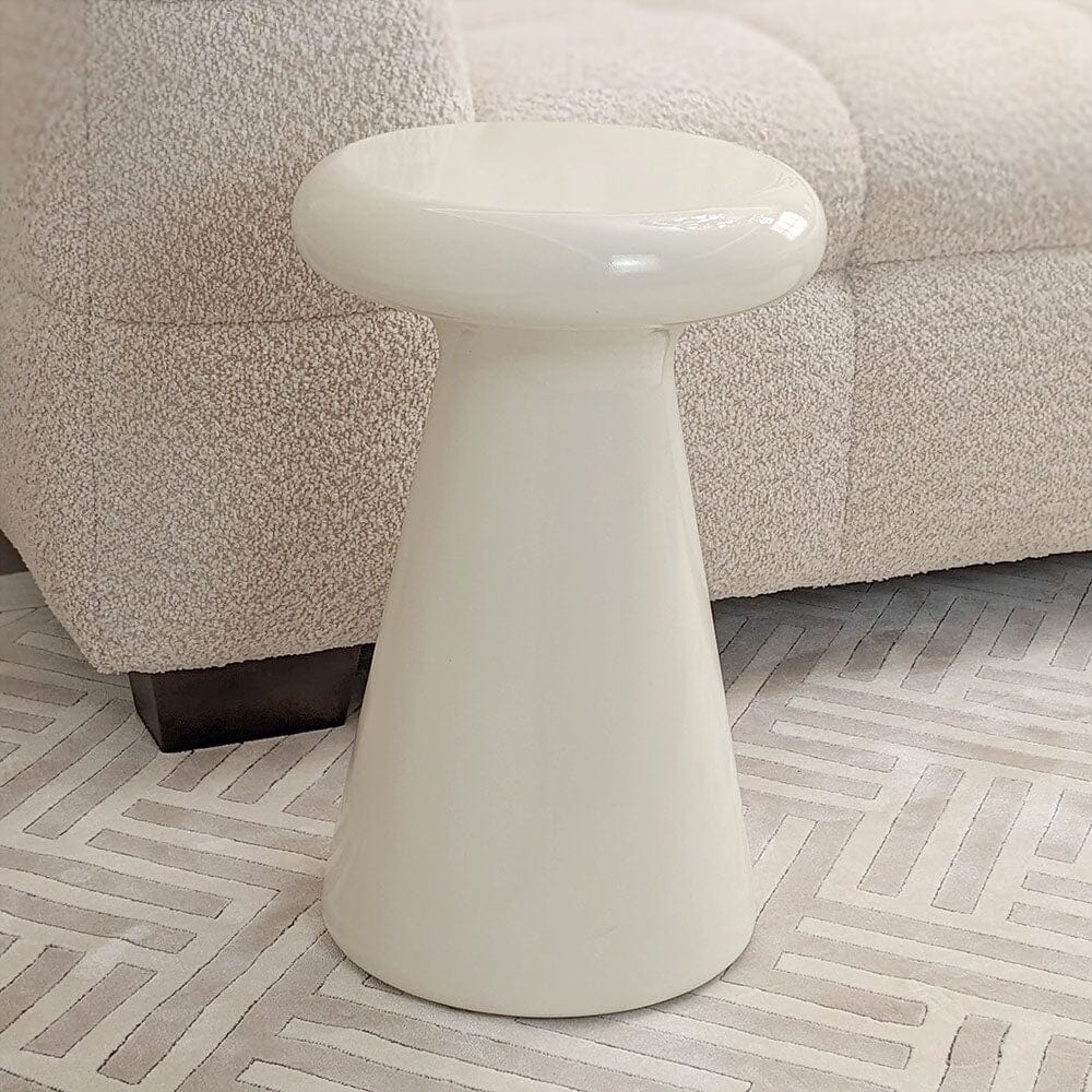 Tuscany Cream Indoor/Outdoor Round Side Table - Image 4