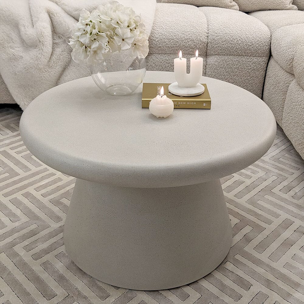Tuscany Stone Indoor/Outdoor Round Coffee Table