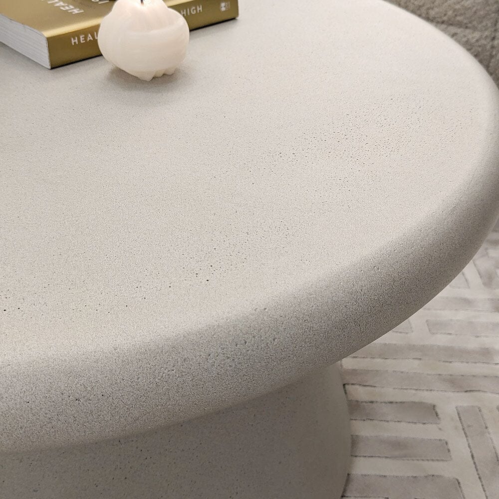 Tuscany Stone Indoor/Outdoor Round Coffee Table - Image 3