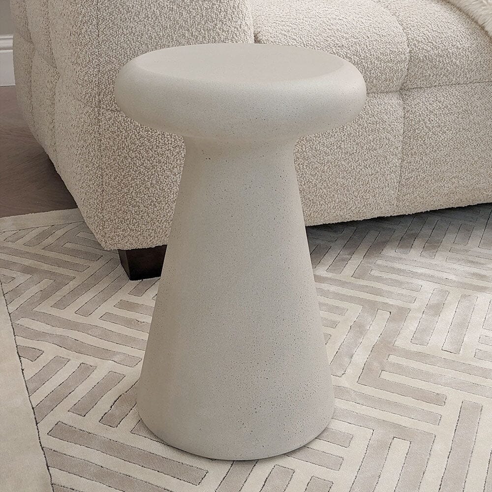 Tuscany Stone Indoor/Outdoor Round Side Table - Image 4